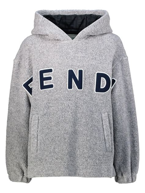 fendi hoodie grey|Fendi hoodie price.